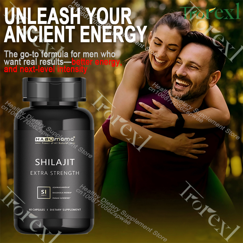 Ashwagandha Extract Root - Integratore Maschile Naturale Premium con Shilajit