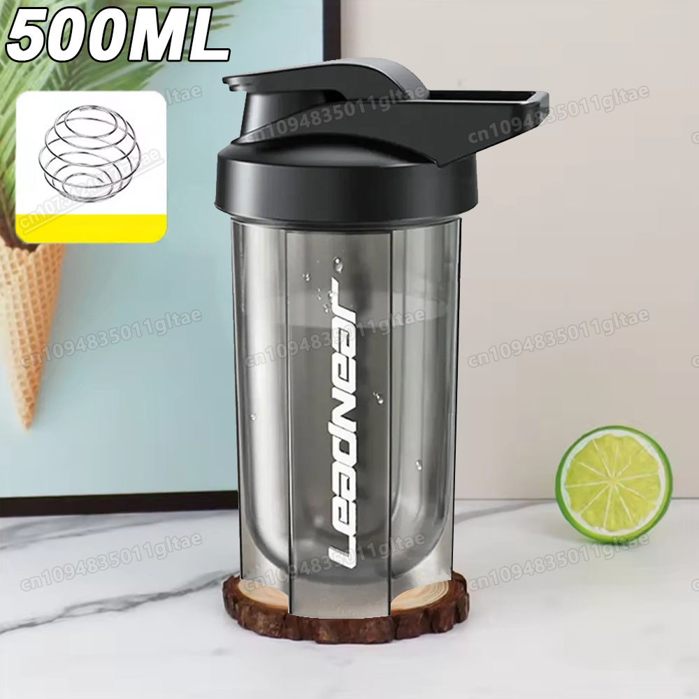 Protein Shaker Bottle - Bottiglia di acqua portatile a prova