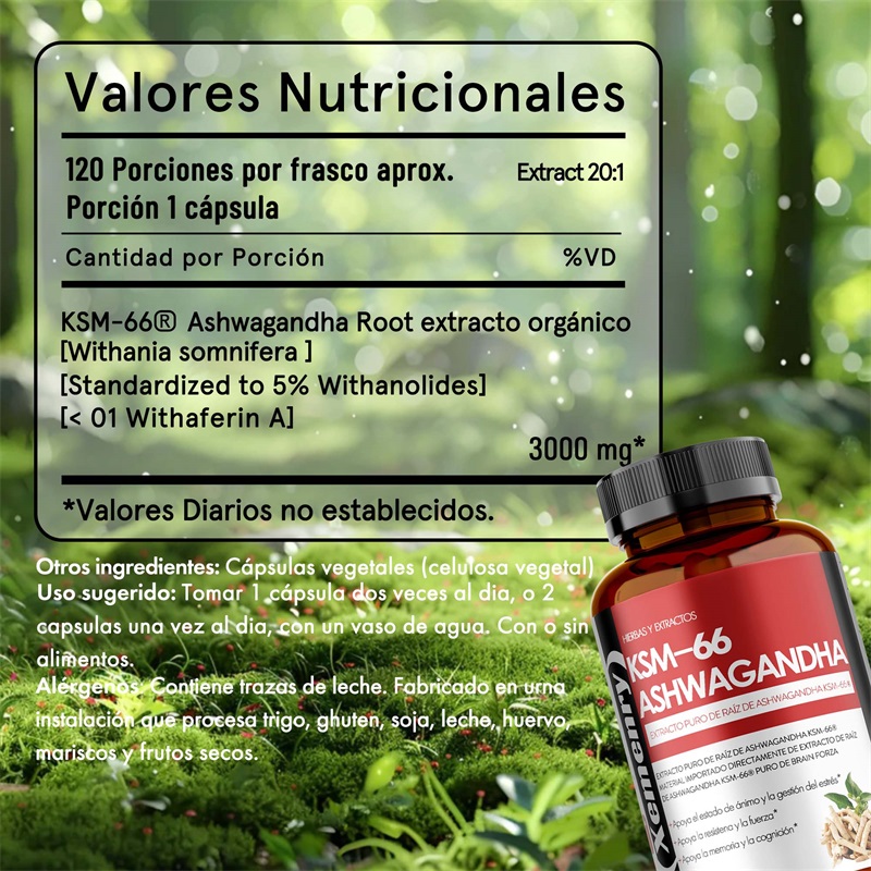 KSM 66 capsule di estratto di  - Ashwagandha Extract Root recensione e prezzo