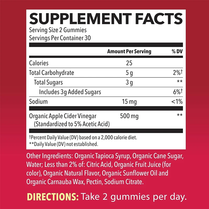 Caramelle gommose al aceto di  - Apple Cider Vinegar Pill recensione e prezzo
