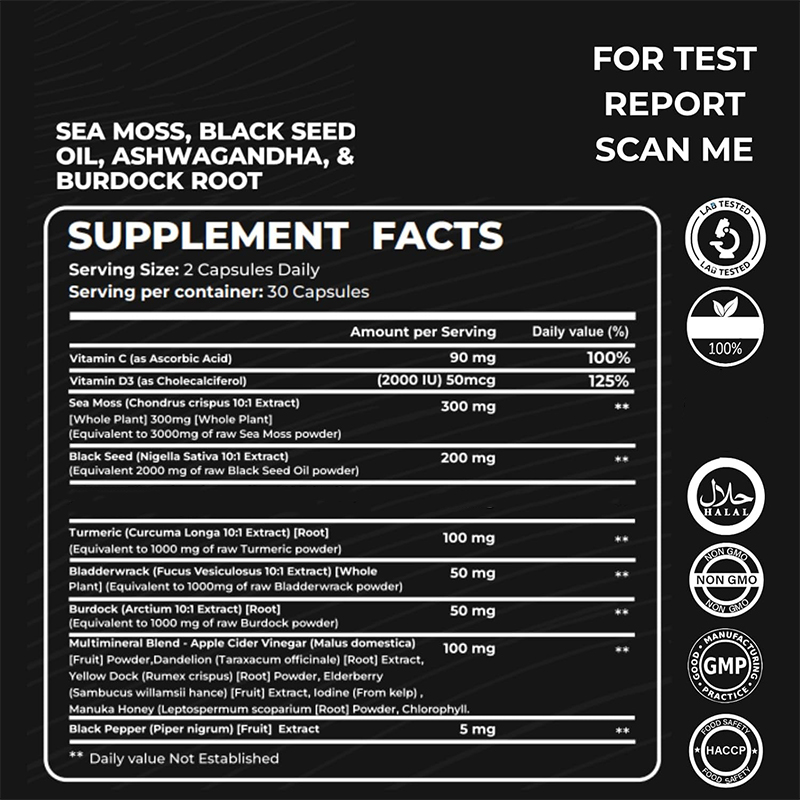 Alghe marine mescolate con oli - Apple Cider Vinegar Pill recensione e prezzo