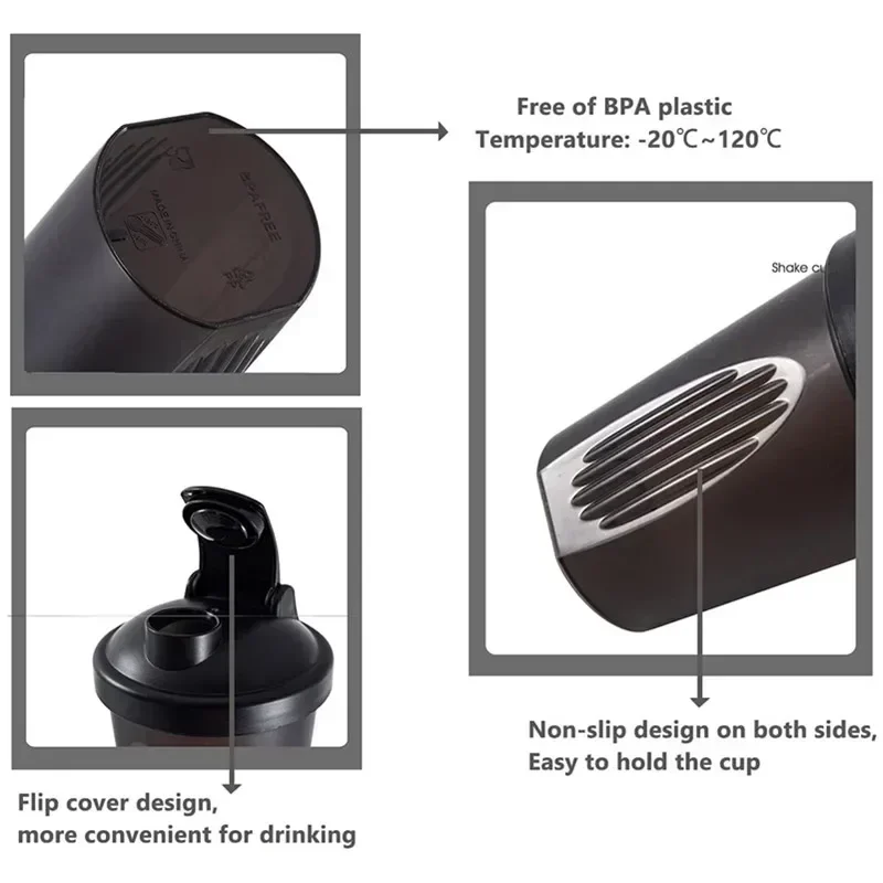 Bottiglie shaker per bevande i - Protein Shaker Bottle recensione e prezzo